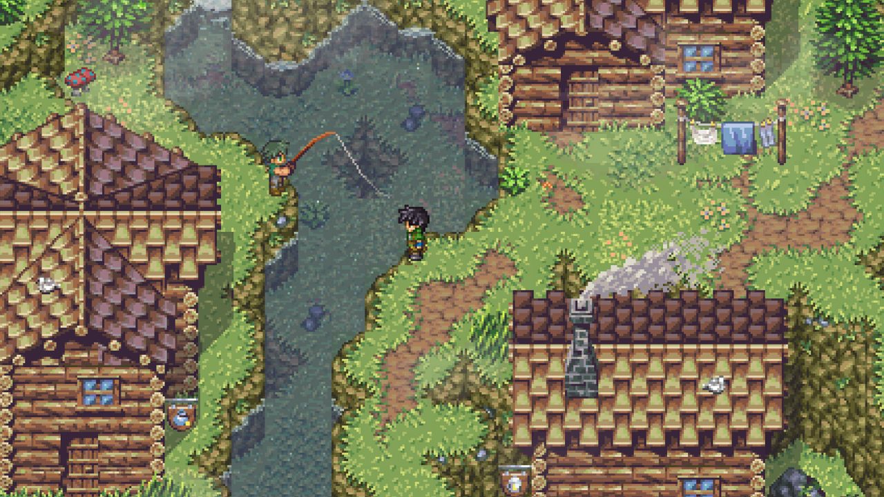 Johan exploring a village in Beloved Rapture.